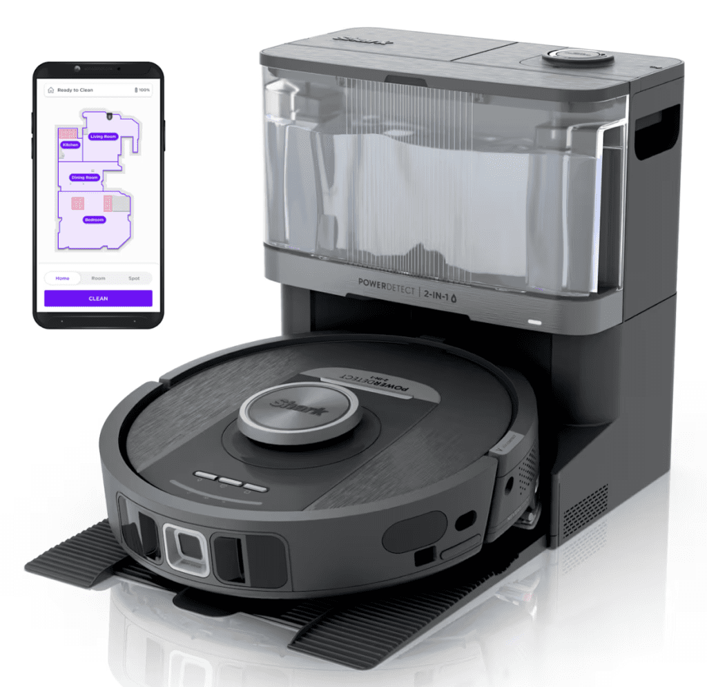 Shark PowerDetect™ 2-in-1 Robot Vacuum and Mop with NeverTouch™ Base Shark PowerDetect™ 2-in-1 Robot Vacuum and Mop with NeverTouch™ Base